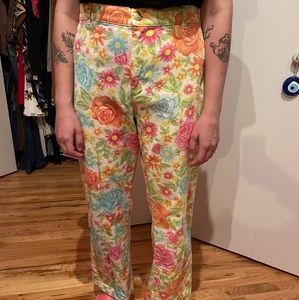 COLORFUL floral Big Bud Press Western Pants